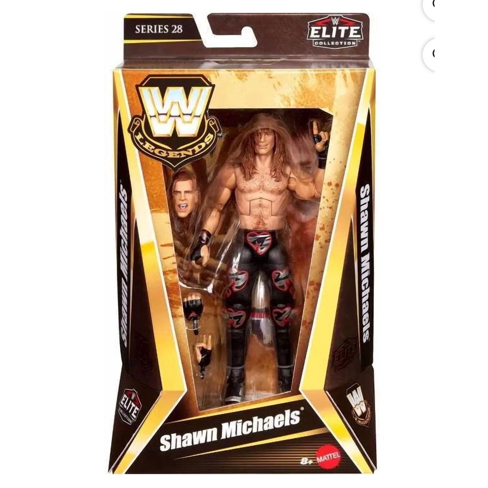 WWE‎ Elite Legends Series 28 Shawn Michaels HBK Action Figure Mattel New